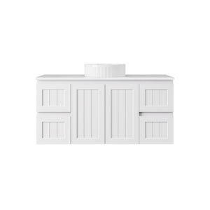 Archill Federation Wall Hung Matte White PVC Cabinet LK-FA124W-MW