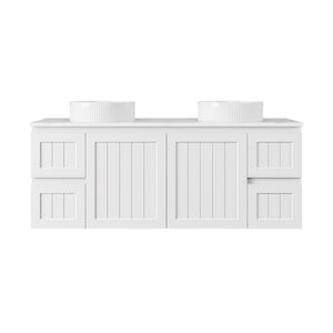 Archill Federation Wall Hung Matte White PVC Cabinet LK-FA154W-MW