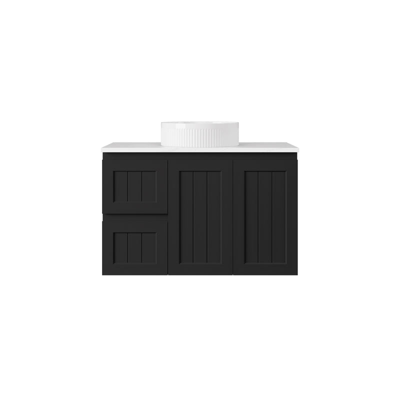 Achill Federation Wall Hung Ensuite PVC Cabinet LK-FA63WLK-FA93LW-MB