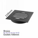 RUSHY Series Square Brushed Brass Wall Mixer with Spout(color up)(extension part)