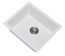 Black Carysil Jazz D-200 Double Bowl with Drain Board Stone Kitchen Sink 1150*500mm