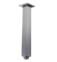 Round Gun Metal Grey Ceiling Shower Arm 400mm