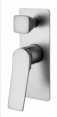 RUSHY Series Brushed Nickel Double Towel Rail 600mm
