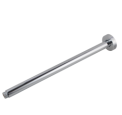 Round Brushed Nickel Electric Heated Towel Rack 6 Bars