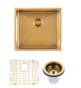 RUSHY Series Square Brushed Nickel Wall Mixer with Spout(color up)(with extension)