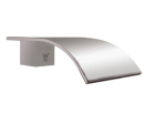 Square Chrome Sliding Shower Rail without Handheld Shower(PVC Hose)