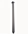 Round Gun Metal Grey Wall Mounted Shower Arm