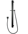 Round Black Shower Station without Shower Head and Handheld Shower(PVC Hose)
