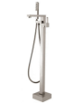 Square Nickel Ceiling Shower Arm