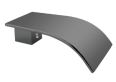 Square Sliding Shower Rail Without Handheld Shower Pvc Hose