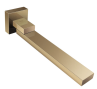 Square Brushed Nickel Hand Shower Rail without Handheld Shower(Stainless Steel Hose)