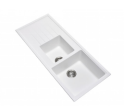 Laveo Komodo Granite Single Bowl Stone Kitchen Sink 490 580 Including Space Saving Siphon And Click Clack Plug
