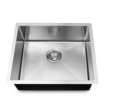 (C-770 Black)Round Corner Stainless Steel Gun Metal Grey PVD Coating Double Bowl Kitchen Sink(with Bottom Tray) 770*450*215mm
