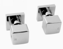 10" Square Gun Metal Grey Shower Station(Top Water Inlet)