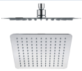 Round Brushed Nickel Shower Rail with Handheld Shower(Stainless Steel Hose)