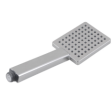 Round Single Function Brushed Nickel Brass Handheld Shower
