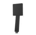 Round Single Function Gun Metal Grey Brass Handheld Shower