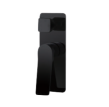 RUSHY Series Black&Chrome Double Towel Rail 600mm