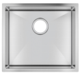 (C-250 Black)Round Corner Stainless Steel Gun Metal Grey PVD Coating Single Bowl Kitchen Sink(with Bottom Tray) 250*450*215mm