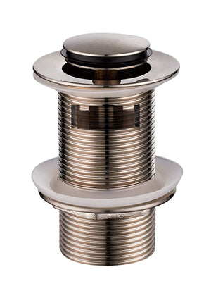 Rund 32mm Brass Pop-up Waste With Overflow BKP80BKP80-BN