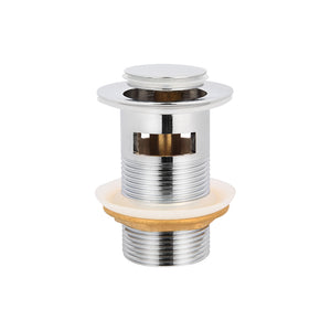 Rund 32mm Brass Pop-up Waste With Overflow BKP80BKP80