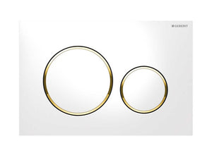 ABS White plate with Gold Trim Sigma20KK