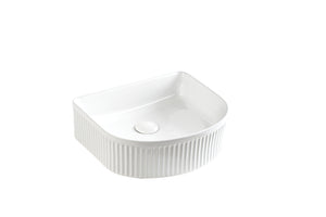 Arco Flueted Fine Ceramic Above Counter Basin LK-AFA400LK-AFA400-MW
