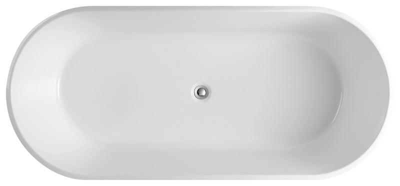 Agena Acrylic Free-Standing Bath LK-AGLK-AG1300-NF