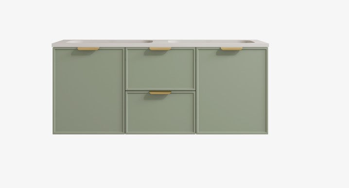 Madura Federation Wall Hung Cabinet Olive Green LK-FM1221W-OG