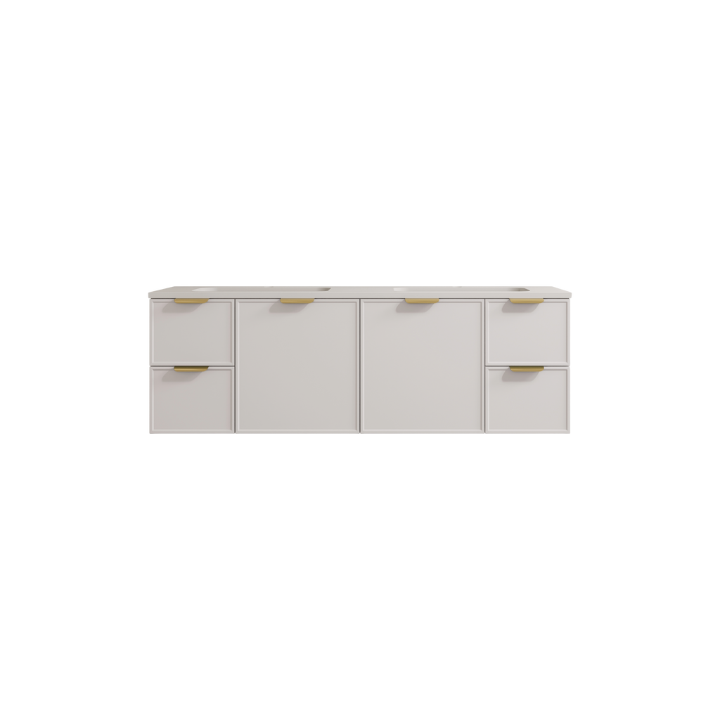 Madura Federation Wall Hung Cabinet Matte White LK-FM1521-MW