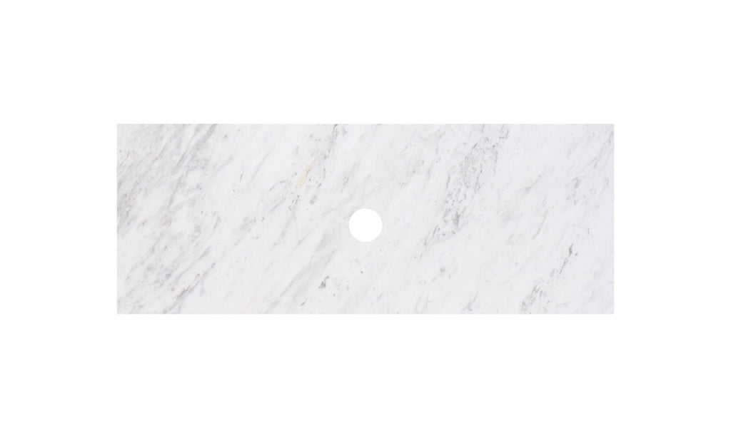 Carrara White Marble Stone TopLK-MCARW94-UTH
