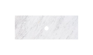 Carrara White Marble Stone TopLK-MCARW94-UTH