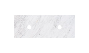 Carrara White Marble Stone TopLK-MCARW124D-UTH