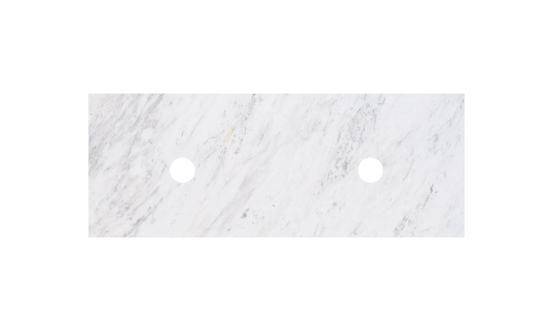 Carrara White Marble Stone TopLK-MCARW124D-UTH
