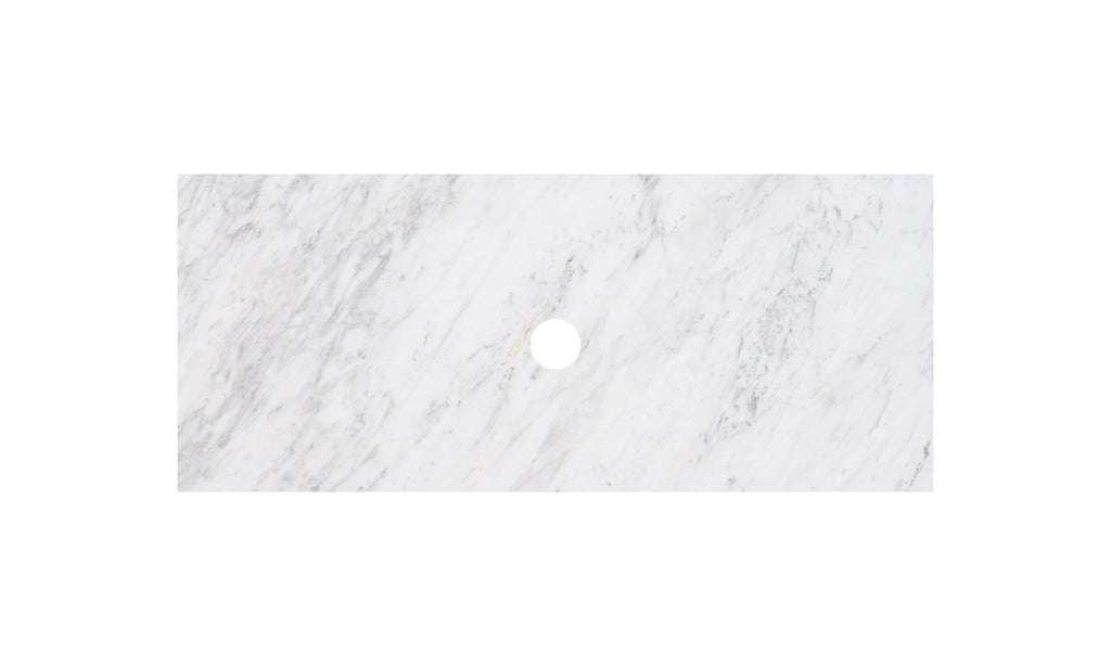 Carrara White Marble Stone TopLK-MCARW64-UTH