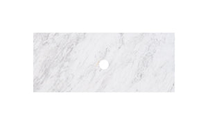 Carrara White Marble Stone TopLK-MCARW64-UTH
