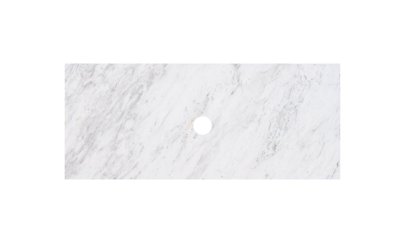 Carrara White Marble Stone TopLK-MCARW64-UTH