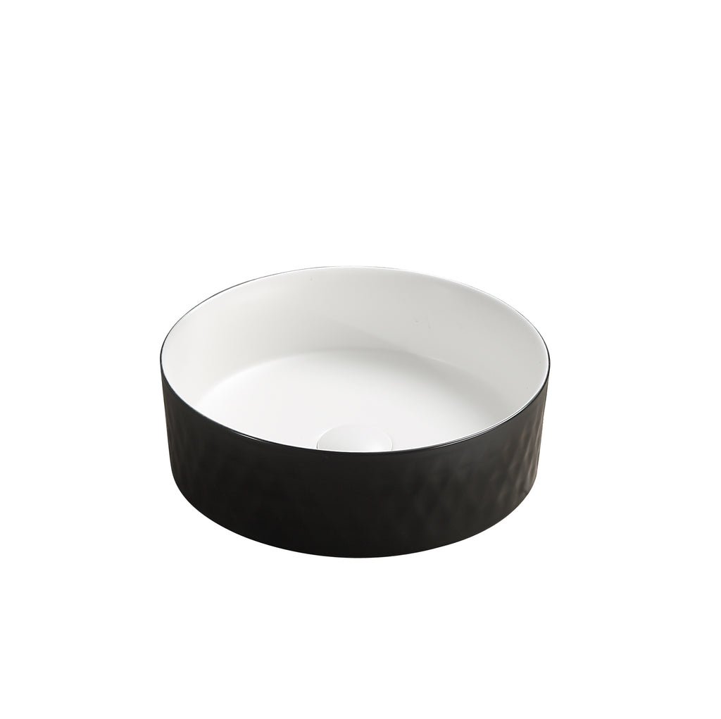 Ollia Diamond  Fine Ceramic Above Counter Basin LK-ODA360LK-ODA360-MBW