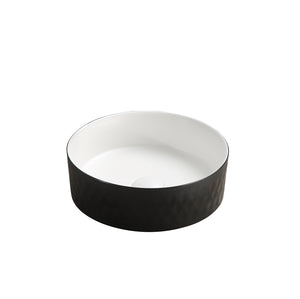 Ollia Diamond  Fine Ceramic Above Counter Basin LK-ODA360LK-ODA360-MBW