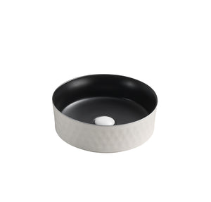 Ollia Diamond  Fine Ceramic Above Counter Basin LK-ODA360LK-ODA360-MWB