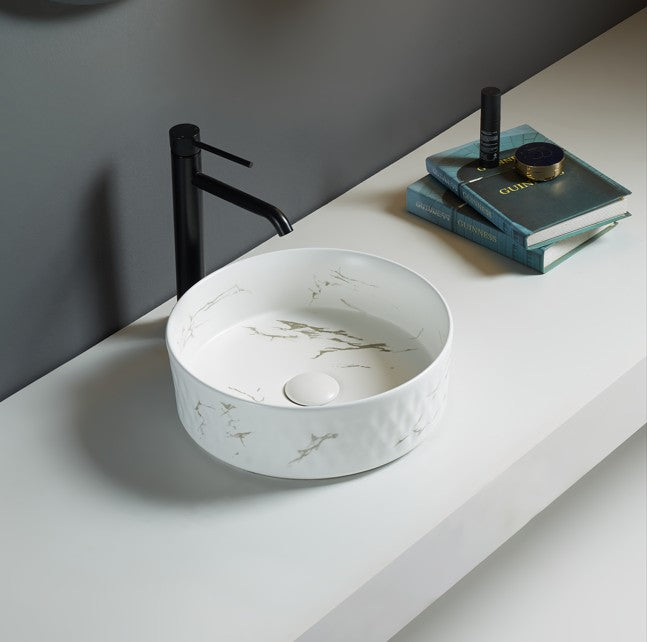 Ollia Fine Ceramic Above Counter Basin LK-OLA360LK-OLA360-MCW