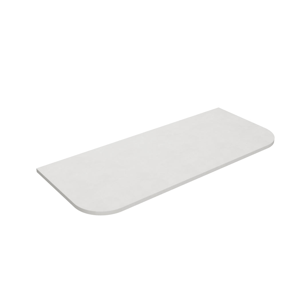 Solid Surface Plain Slab Curve- Matte WhiteLK-SBW185CV