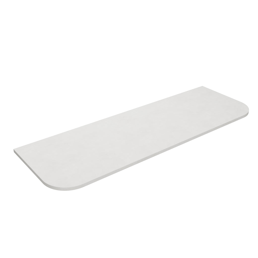 Blanco White (WG034) Zero Silica Engineer Stone Top - CurveLK-QBW155CV