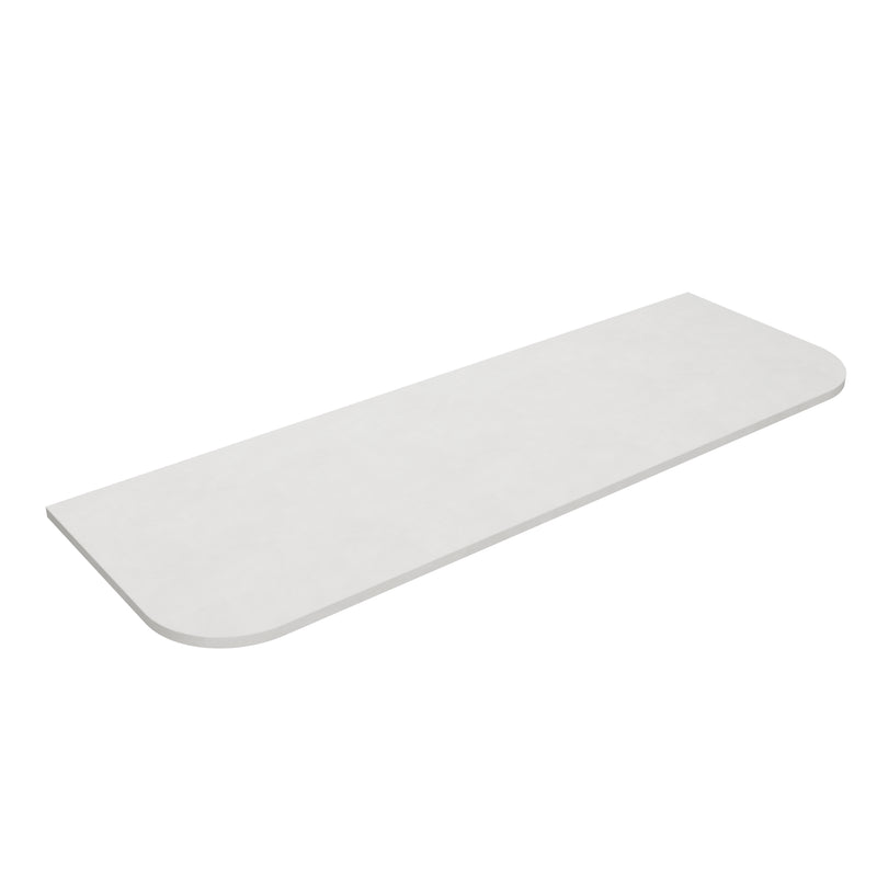 Blanco White (WG034) Zero Silica Engineer Stone Top - CurveLK-QBW155CV