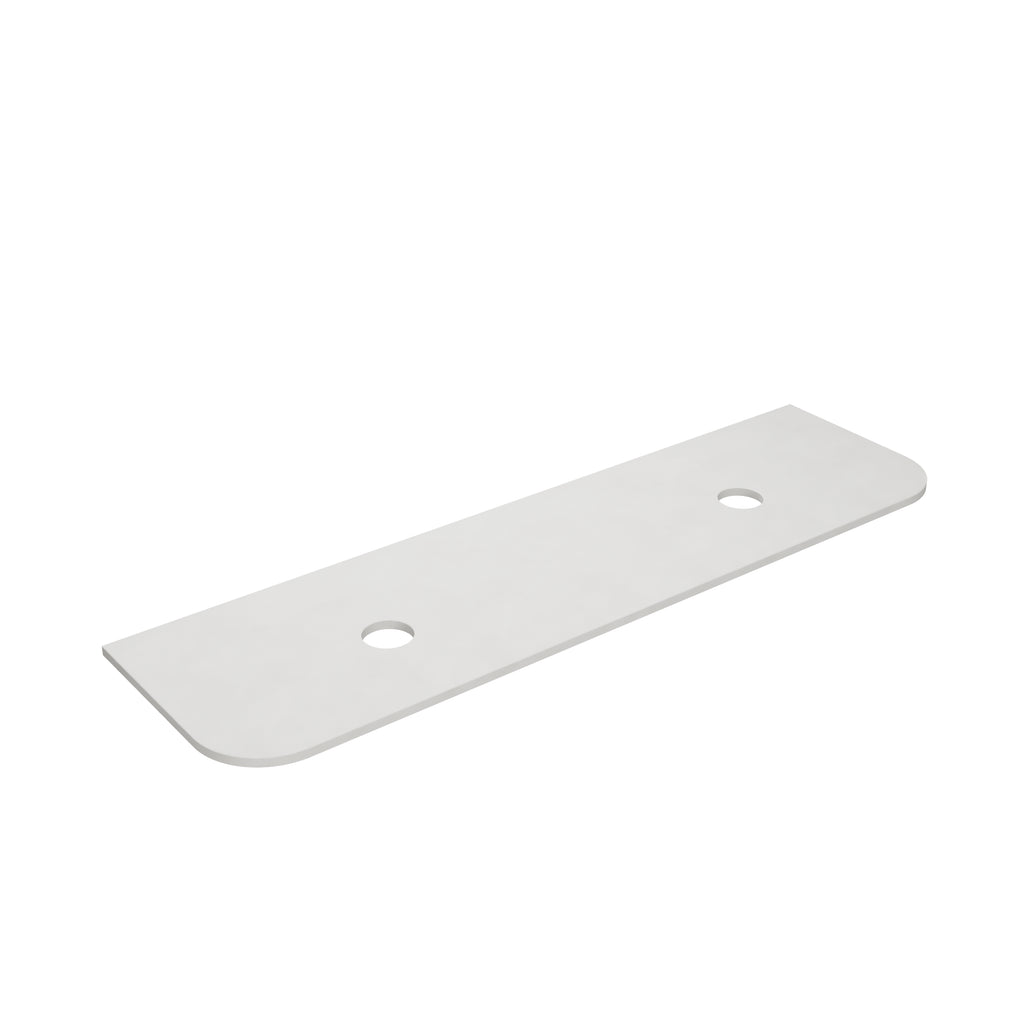 Blanco White (WG034) Zero Silica Engineer Stone Top - CurveLK-QBW185CVD-UTH