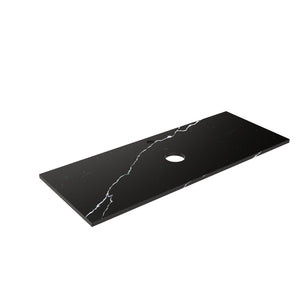 Calacatta Night (WG485) Zero Silica Engineer Stone TopLK-QCN124-UTH