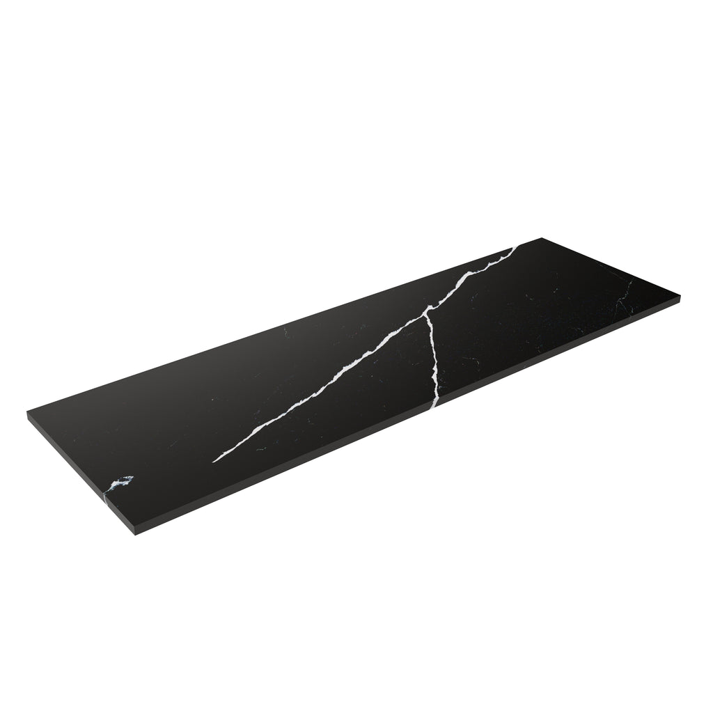 Calacatta Night (WG485) Zero Silica Engineer Stone TopLK-QCN154