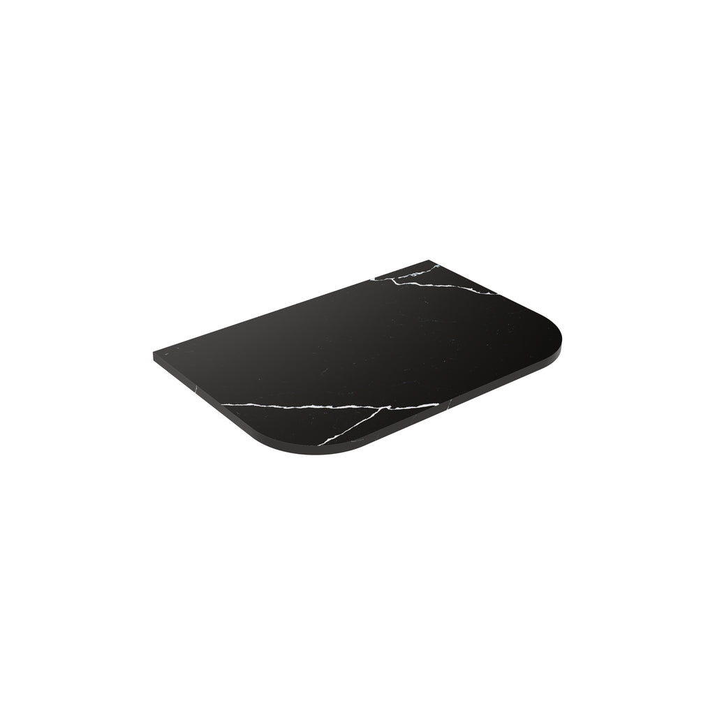 Calacatta Night (WG485) Zero Silica Engineer Stone Top - CurveLK-QCN75CV