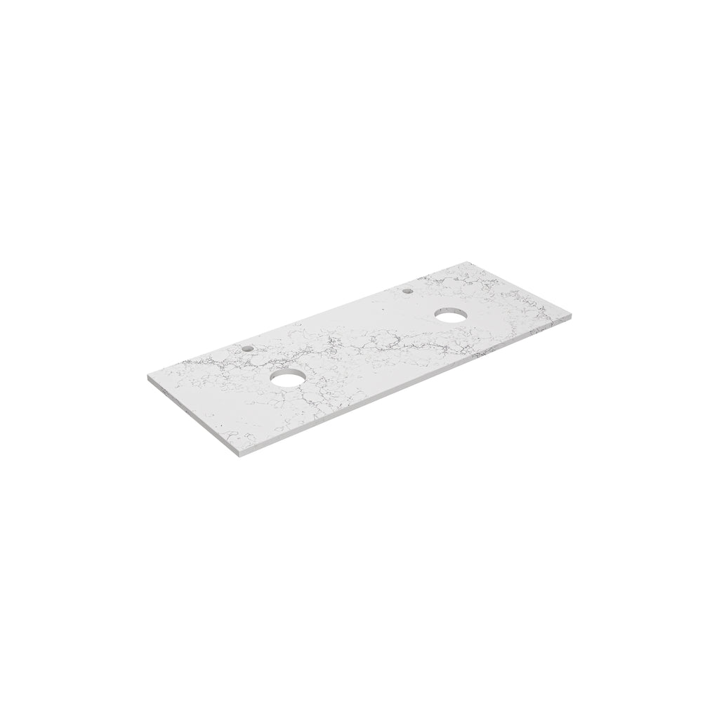 Calacatta White (WG486) Zero Silica Engineer Stone TopLK-QCW124D-UTH