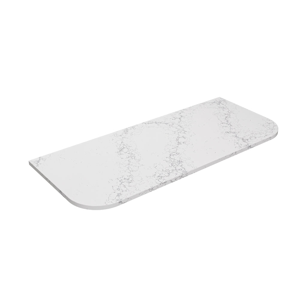Calacatta White (WG486) Zero Silica Engineer Stone Top - CurveLK-QCW125CV